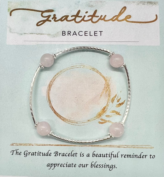 Rose Quartz Gratitude Bracelet