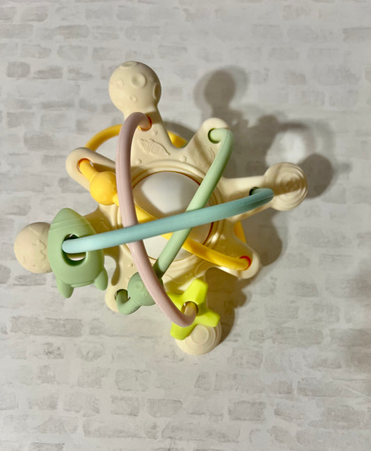 Pastel Teething Fidget Rattle