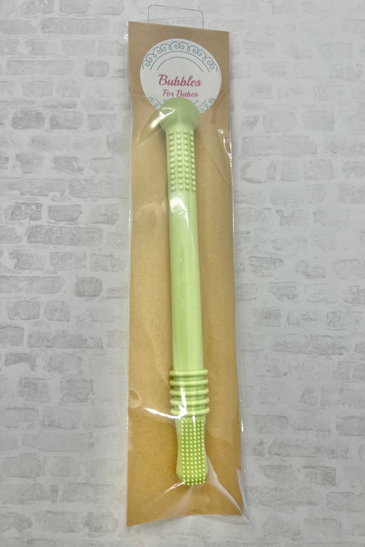 Green Silicone Teething Tube