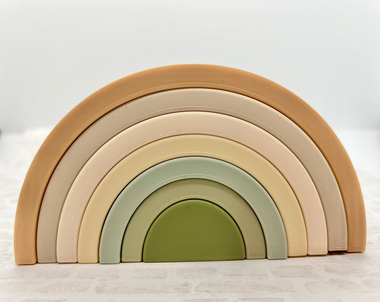 Silicone Stacking Rainbow