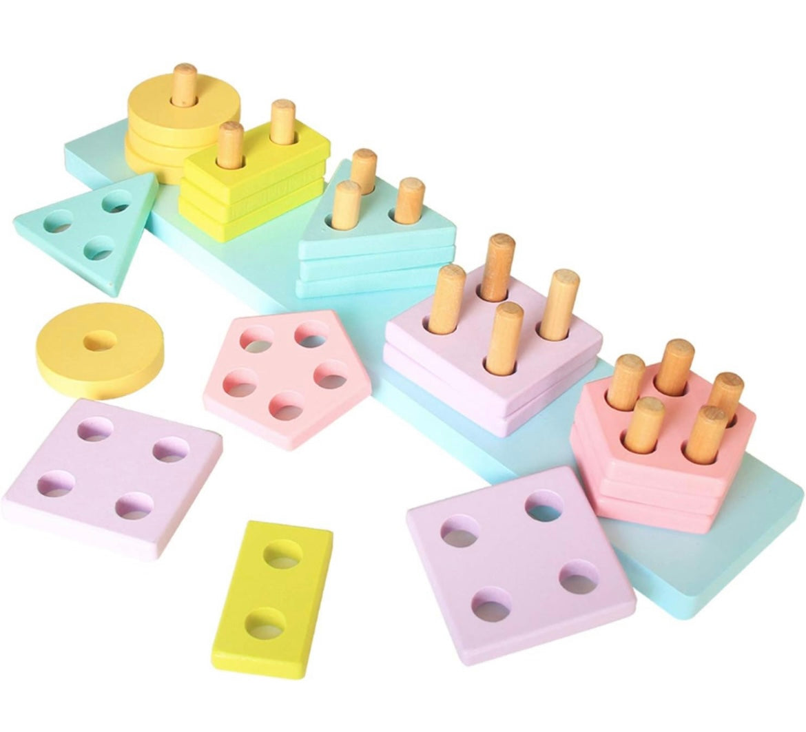Pastel Peg Puzzle