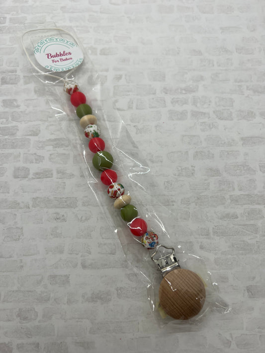 Christmas Paci Clip