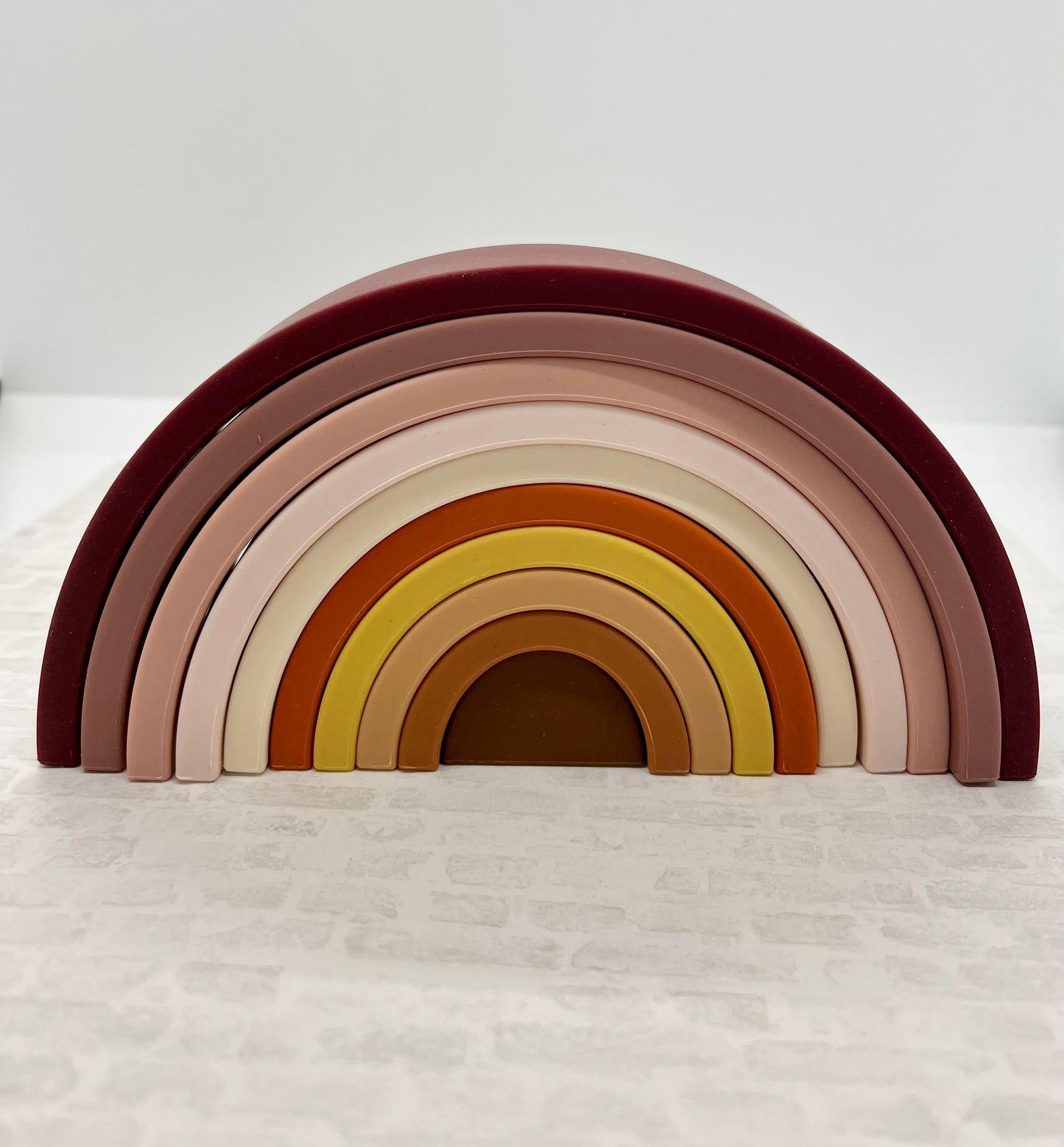 Silicone Stacking Rainbow