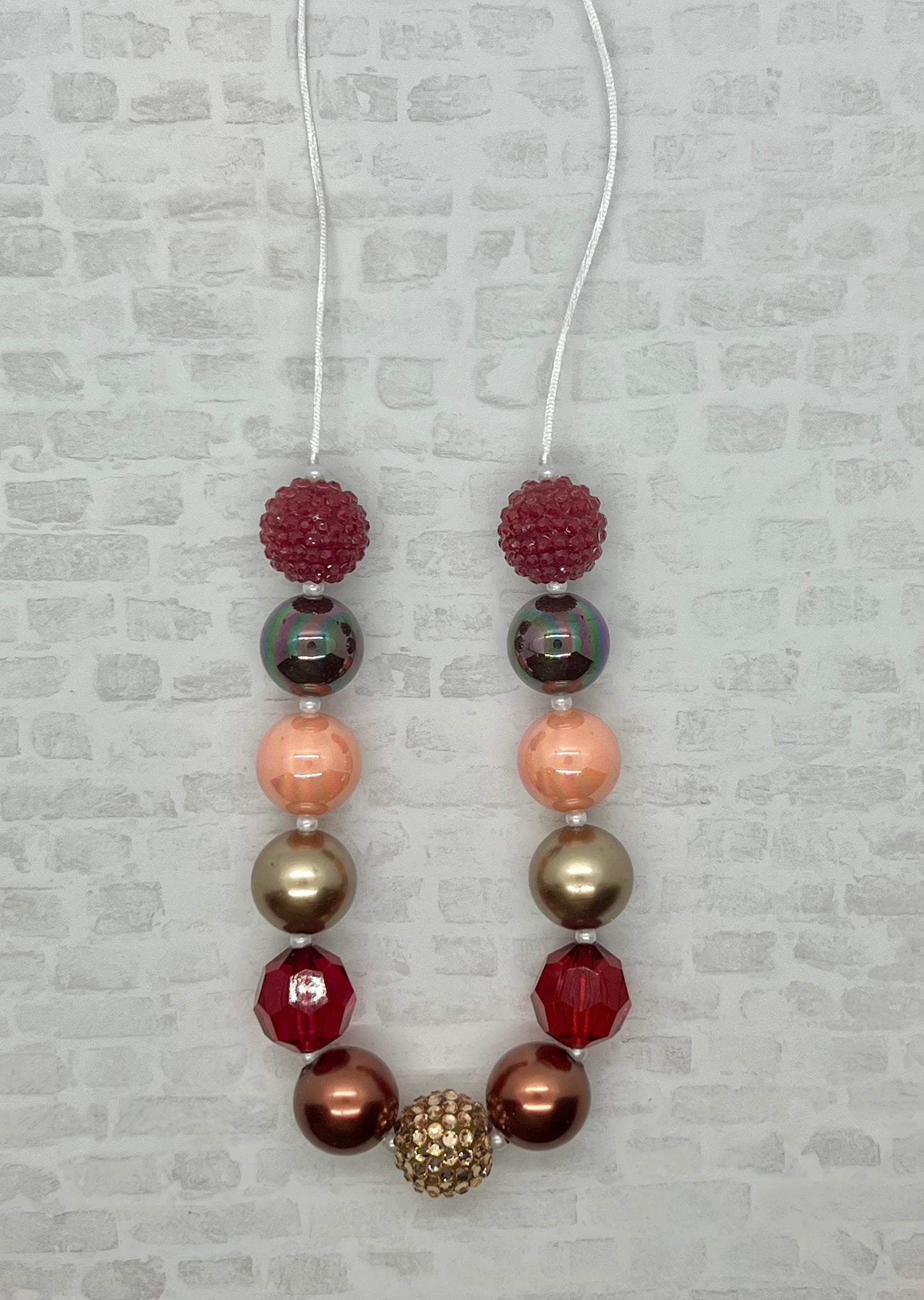 Burgundy and Coral