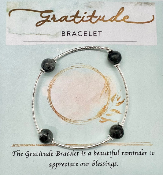 Larvikite Gratitude Bracelet