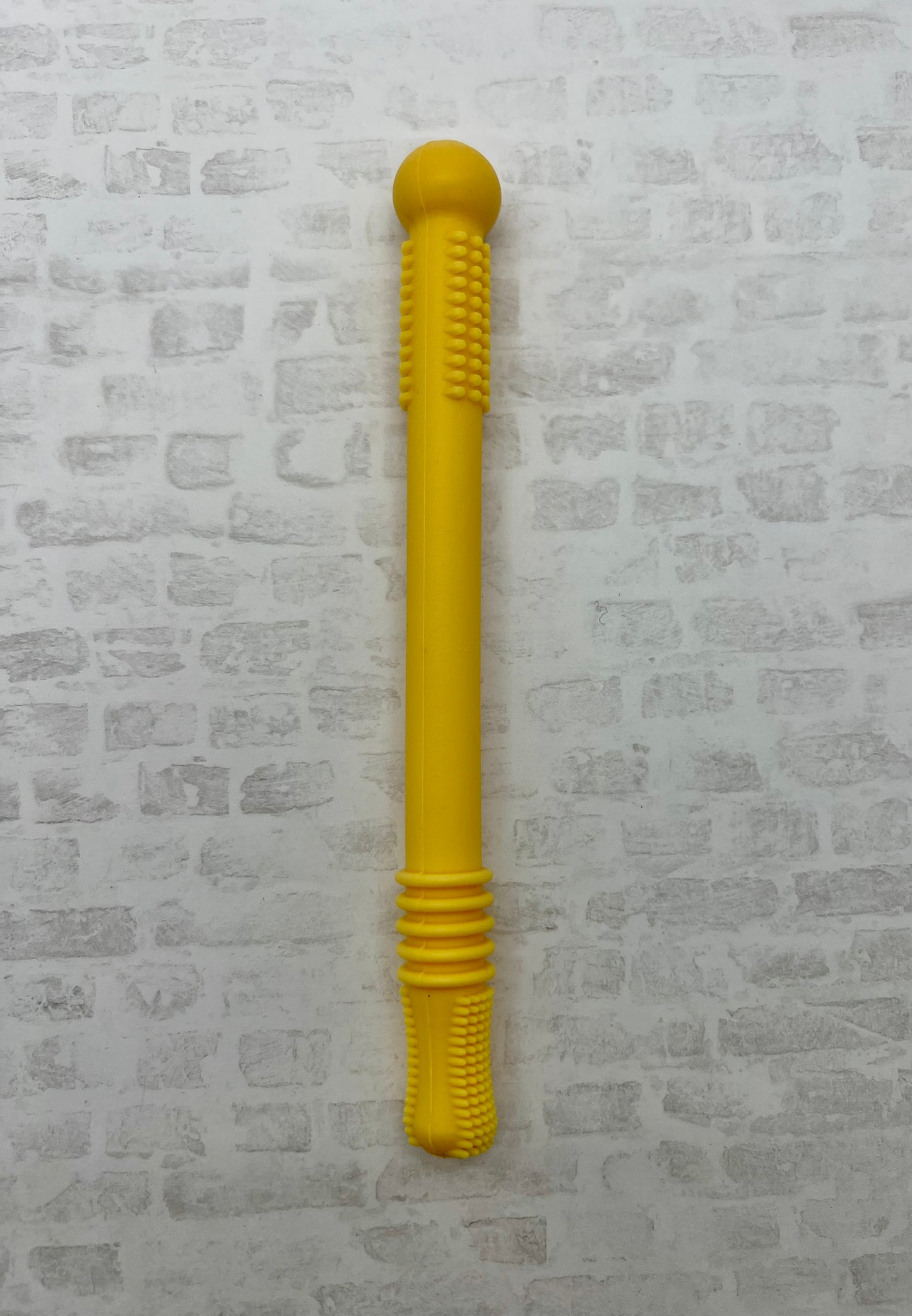 Yellow Silicone Teething Tube