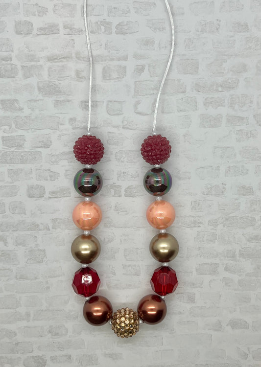 Burgundy and Coral