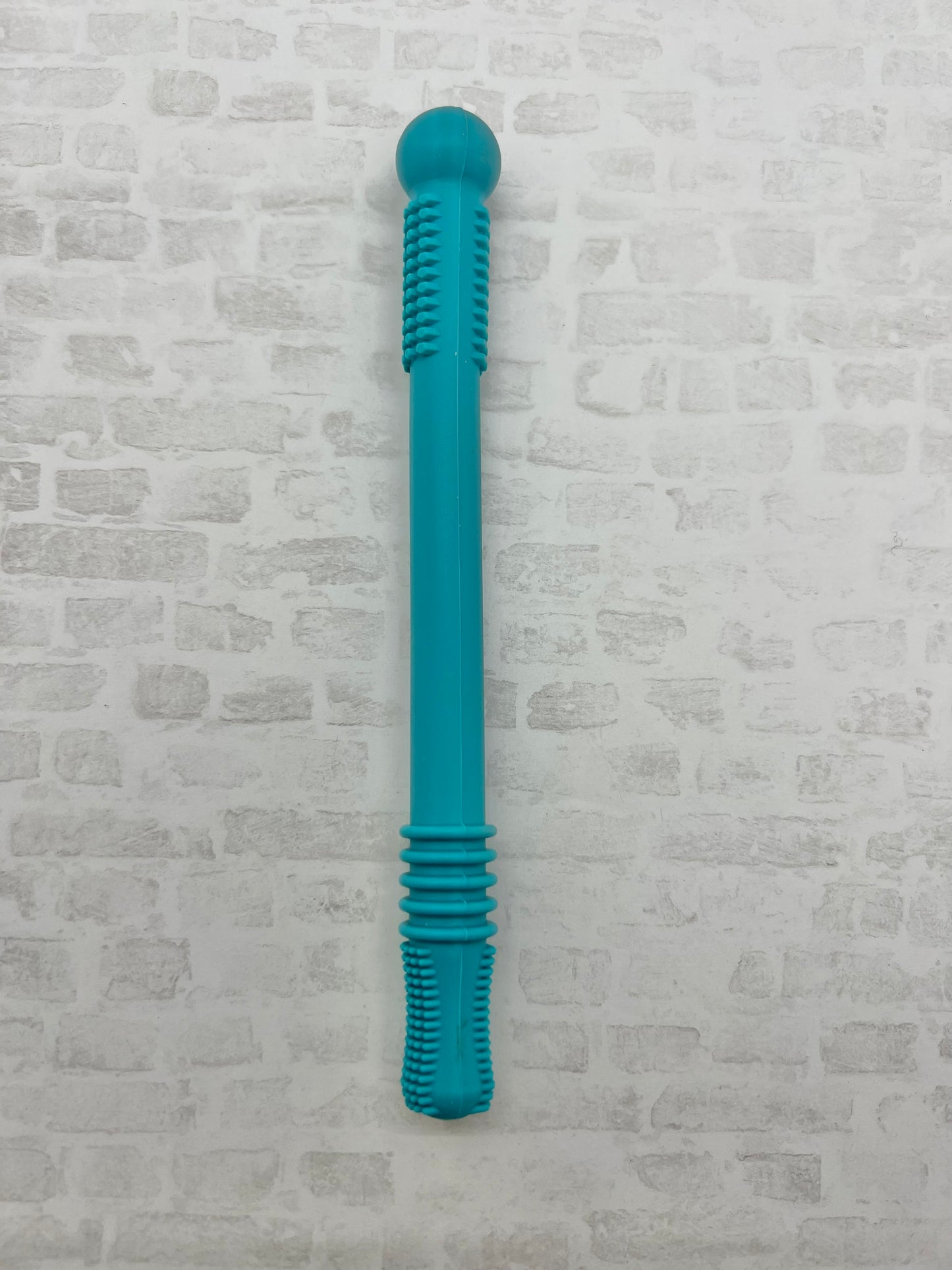 Teal Silicone Teething Tube